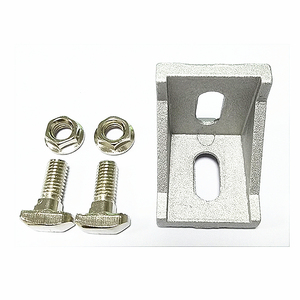 Oemm5 M6 M8 Stainless Steel Hexagon Flange Nuts <strong>T</strong>-slot Drop-in Stud Screw <strong>Bolt</strong> <strong>T</strong>-type Nuts Fastener For Aluminum Alloy 2020 3030 - Product Image 6