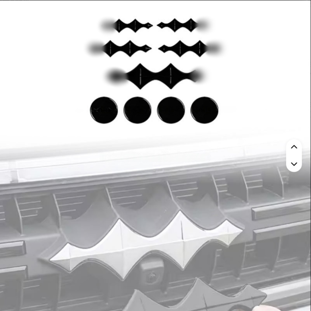 Bright Black Car logo Decorative Sticker Front and Rear Label Decorative Sticker Kit Is Suitable for BYD Leopard 5 Accessories