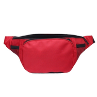 Qetesh Logo personnalisé hommes femmes sac banane en Nylon étanche à l'eau bandoulière course ceinture sac fermeture éclair Sport poitrine Bum taille sac