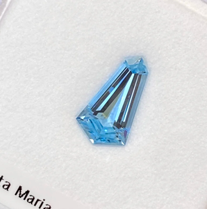 Pierre d'aquamarine grise naturelle, pierre en vrac, coupe fantaisie sélectionnée, forme irrégulière, pour bague, pendentif, sertissage, source de bijoux - Product Image 1