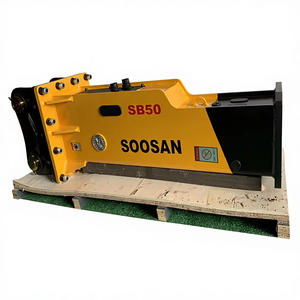 SOOSAN Hydraulic Breaker Model SB50 Box Silence Type demolition hammer with 100mm chisels and warranty for <b>quarry</b> and mining - Product Image 1