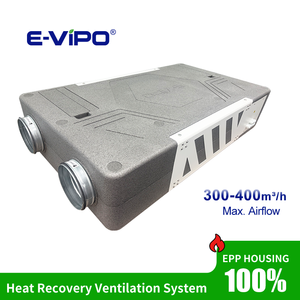 E-VIPO Unité de ventilation à contre-courant de haute qualité, design écologique, efficacité 98%, fonction bypass, échangeur de chaleur, récupérateur - Product Image 2