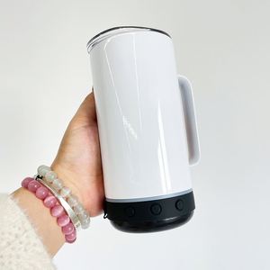 Envío Gratis, Vaso Térmico Musical de 14oz para Sublimación, Taza de Acero Inoxidable con Altavoz para Cumpleaños, Tazas de Café para Viajes al Aire Libre - Product Image 3
