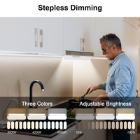 Lampe tactile moderne à 56 LED, couleur réglable, intensité variable, protection des yeux, corps en plastique ABS, rechargeable, abat-jour blanc, utilisation en chambre à coucher