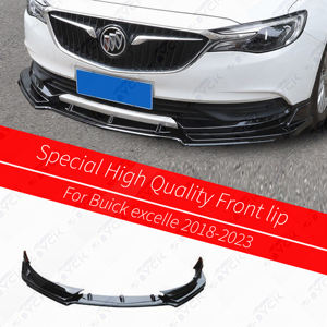 3PCS Sport Style ABS Material Front Splitter Spoiler Front Lip Front Bumper pour <span class=keywords><strong>Buick</strong></span> Excelle 18-21 - Product Image 1