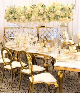 In Stock Luxury Serpentine Black Glass <strong>Top</strong> <strong>Table</strong> Wedding <strong>Decorations</strong> for Special Events - Product Image 3