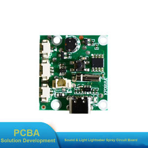 Kit de <span class=keywords><strong>circuit</strong></span> imprimé pour sabre laser électronique HSC HSC1033, poids en cuivre de 1 once, 8 sons, 5 LED clignotantes, épée à étincelles, jouet pour garçons, bricolage - Product Image 4