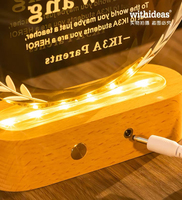 Excellents trophées ronds en verre lumineux, trophées en cristal vierges, base ovale en cristal LED personnalisée, trophée en cristal MH-J747