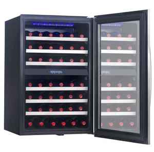 Cantinetta <span class=keywords><strong>Vino</strong></span> Monozona di Alta Qualità in Acciaio Inox con Porta in Vetro per Hotel e Ristoranti - Product Image 2