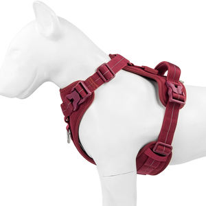 軽量、パッド入り、耐久性、調節可能、通気性のあるメッシュ裏地、犬用ハーネス、引っ張り防止、おしゃれなペットハーネス、ランニング、ハイキング用 - Product Image 6