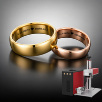 Máquina de Grabado Láser de Fibra CKMACHINE Jpt Mopa para Joyería de Oro, Plata y Acero Inoxidable, Anillos, 20W 30W 50W, Máquina de Marcado Láser