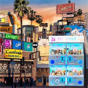Máquina recreativa popular con monedas, 4 en 1, con tragamonedas, construcción de plástico, 1 año de garantía, juguetes de muñecas de la suerte para niños - Product Image 5