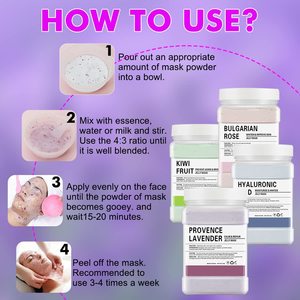 Masque en poudre à faire soi-même à base de plantes, masque peel-off, boue de la mer Morte, huile d'<span class=keywords><strong>arbre</strong></span> à thé, texture de gelée cristalline pour le nez, les pieds, le spa à domicile, les soins du visage - Product Image 3