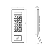 Vente flash : Serrure de casier à clavier pour salle de sport, serrure intelligente RFID pour meubles, serrure électronique à code PIN, serrure de casier à carte RF