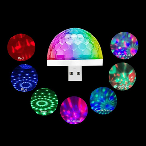 Đèn sân khấu DJ RGB <span class=keywords><strong>Strobe</strong></span> Ball Mini Disco, đèn tạo không khí, đèn nội thất ô tô, đèn chiếu LED USB, đèn sao - Product Image 1