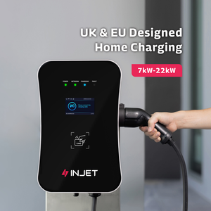 תחנת טעינה חדשה לרכב חשמלי של INJET 22kW 11kW 7kW OCPP 2.0.1 IP65 CE MID תמיכה ב-POS APP בקרת טעינה למקומות עבודה/בית - Product Image 4