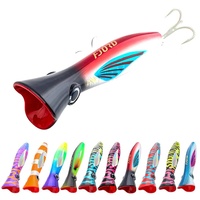 Leurre flottant lumineux FJORD 165 mm 84 g, leurres artificiels en plastique pour la pêche en eau douce, pour truite, carpe, brème