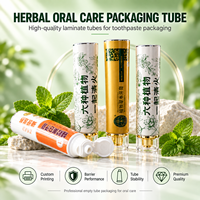Tube laminé en aluminium et plastique pour dentifrice avec logo personnalisé, capuchon à vis imprimé UV, 12,7-35 mm, emballage pour soins bucco-dentaires
