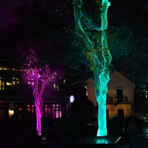 <strong>Light</strong> up IP65 Water-Resistant Fiber <strong>Optic</strong> Mesh 0.75mm X 105pcs LED Plastic Optical <strong>Fibre</strong> Lighting for Outdoor Tree Decoration - Product Image 4