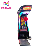 Nouvelle machine de boxe électronique à pièces de monnaie pour l'intérieur, machine de jeu d'arcade de boxe avec fonction de frappe et de coup de pied