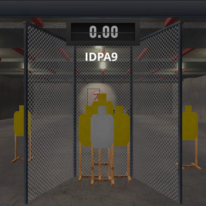 Campo de tiro virtual 25 IPSC IDPA Etapas Armas de fuego Entrenamiento Simuladores de proyección para el hogar Entrenamiento de tiro con fuego seco - Product Image 1