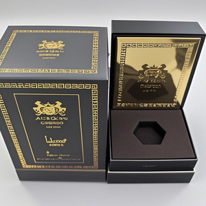 Nhà Máy Giá Gói Mỹ Phẩm Hộp Cứng Nhắc Biểu Tượng Tùy Chỉnh Cơ Sở Và Nắp Nước Hoa Sang Trọng Hộp Cho Chai Nước Hoa - Product Image 5