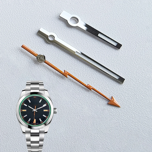Ensemble d'aiguilles de montre en acier inoxydable pour mouvement de montre <span class=keywords><strong>116400</strong></span> Cal.3131 avec aiguilles lumineuses - Product Image 1