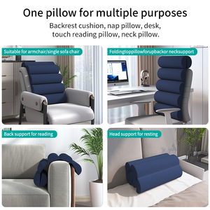 2025 Hot Bán Bộ Nhớ Bọt Nửa Vòng Ghế Trở Lại Đệm Thấp Trở Lại Pain Relief <span class=keywords><strong>Seat</strong></span> Cho Đọc Sách Giường Còn Lại Hoàn Hảo Gối Đồng Hành - Product Image 2