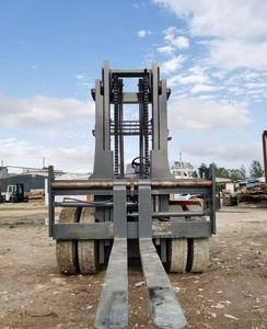 4 Wheels Diesel Engine Forklift Truck 10 Ton <b>Used</b> Heli Chinese Brand 1800mm Fork Length - Product Image 6