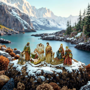 12 इंच नॉटिकल शैली इनडोर क्रिसमस रचनात्मकता घर की सजावट के लिए कलात्मक उल्लू डिजाइन के साथ पुनर्निर्मित दृश्य - Product Image 4