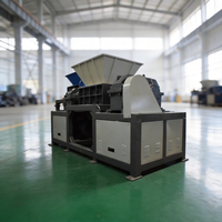 Trituradora de Madera de Doble Eje Shengzhong, Máquina Industrial de Trituración con Motor, Rodamientos y Caja de Cambios de Alta Seguridad, Procesador de Neumáticos Usados