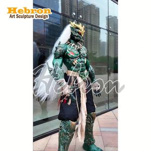 Costume de robot portable taille adulte, modèle Monstre Taotie, avec LED, pour marcheur sur échasses et <span class=keywords><strong>cosplay</strong></span> humain - Product Image 6