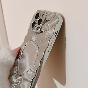 Bán buôn 14 15 16 điện thoại Bìa hiệu ứng gương thiết kế thời trang trường hợp điện thoại chống sốc sóng hình dạng điện thoại di động trường hợp - Product Image 5