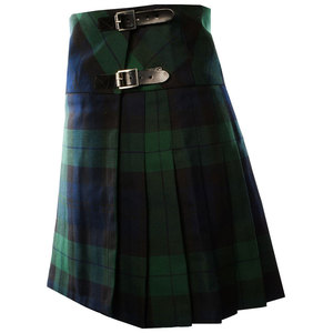 Kilts écossais haut de gamme en tartan des Highlands pour hommes et femmes, avec patch brodé personnalisé, style tambour tendance, Uniquen Enterprises 100% - Product Image 1