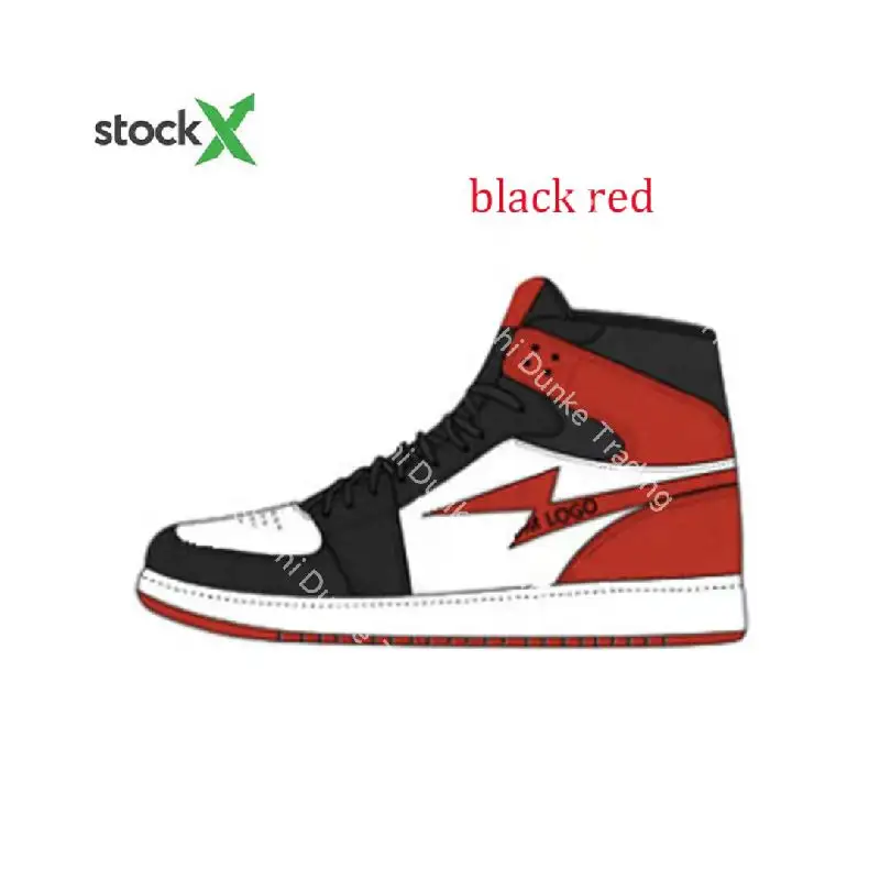 Dropshipping Newest Retro Low black red cool Yellow Snakeskin Cherry Basketball Shoes Sneakers Retro 1 Casual Shoes