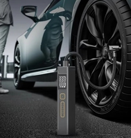 Compresseur d'air automatique puissant sans fil Pompe de gonflage de pneus de voiture numérique Pompe à air à batterie au lithium rechargeable filaire ou sans fil