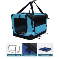 Couffin de voyage pliable pour chien, plusieurs tailles et couleurs, avec fermeture éclair, pour extérieur