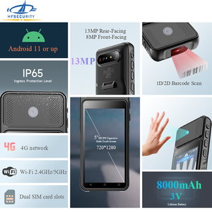 Terminal PVR Portabel HFSecurity PVR15, Pemindai Sidik Telapak Tangan untuk Absensi, Pembaca Sidik Telapak Tangan, Pembayaran Digital - Product Image 3