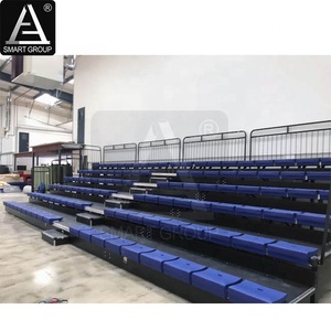 Interior gimnasio retráctil <span class=keywords><strong>gradas</strong></span> telescópicas móviles tribune sin respaldo del asiento cubierta-<span class=keywords><strong>gradas</strong></span> - Product Image 1