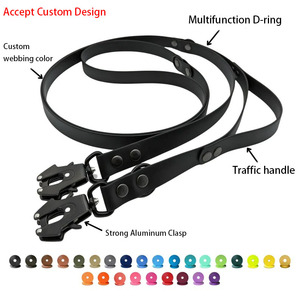 Hebilla de Metal de liberación rápida ancha táctica resistente al agua recubierta de goma PVC correas <span class=keywords><strong>collar</strong></span> de perro y conjunto de correa - Product Image 4