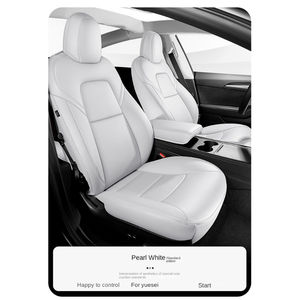Housse de siège de voiture en cuir nappa pour <span class=keywords><strong>Tesla</strong></span> Model Y, imperméable, toutes couleurs, toutes saisons - Product Image 2