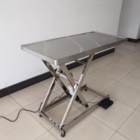 Table d'opération vétérinaire EUR VET, équipement vétérinaire, table chirurgicale en acier inoxydable 304, table d'opération électrique à levage pour hôpital vétérinaire