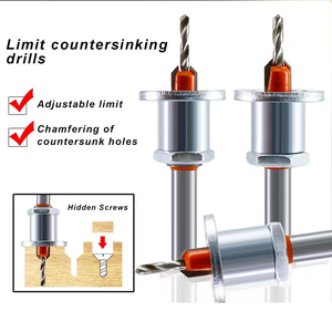 Mũi khoan mũi khoan gỗ naipu Bộ mũi khoan dừng sâu mũi khoan chế biến gỗ mũi khoan mũi khoan - Product Image 2