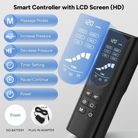 Hava Kompresyonlu Bacak Masaj Aleti FE-7230-5C 5 Bölmeli 6 Modlu Ultrason Terapisi Prizli 40-220mmHg Basınçlı Ayak İyileştirme