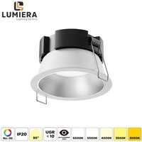 12W LED Cob Downlights pour Hôtels Villas Anti-éblouissement Blanc Chaud Spot Fort Plafond Encastré Spot pour Intérieur Bureau Moderne