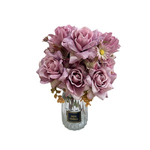 Flores Artificiales Tangyue, 10 Cabezas, Decoración de Boda de Seda, Colores Otoñales, Arreglo Floral, Decoración del Hogar - Product Image 5