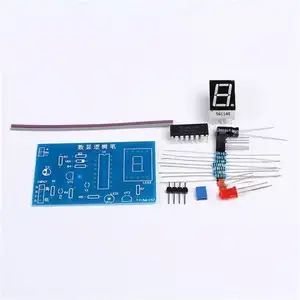 Kit DIY CD4511BE Digital LED Tester Meter Logic Pen Kit untuk Sensor Amplifier DC Gain