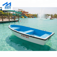 Bateau à rames rigide en fibre de verre Meierya Electric pour 4 personnes avec capacité de dérive et prix d'usine