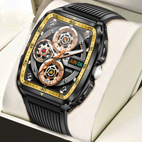Reloj Inteligente VALDUS con Monitor de Presión Arterial y Frecuencia Cardíaca, Resistente al Agua, Pantalla de 1.8 Pulgadas, Recordatorio de Salud Femenina, Modelo VD22