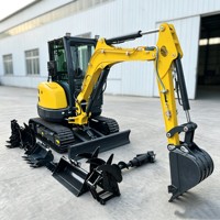 Livraison Gratuite Micro-Excavatrice sur Chenilles Euro 5 EPA avec Moteur Kubota CE, Excavatrices 2T 3T pour Jardin, Ferme, Usage Domestique, Excavatrice 5T 6T à Vendre